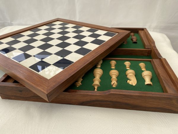 Combined Chess Set including Cabinet Board - Image 9