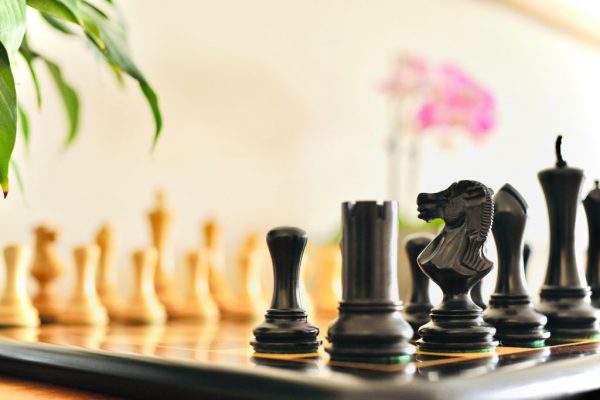 Contemporary Staunton, Ebony Triple Weight, Felted Chess Pieces - Image 12