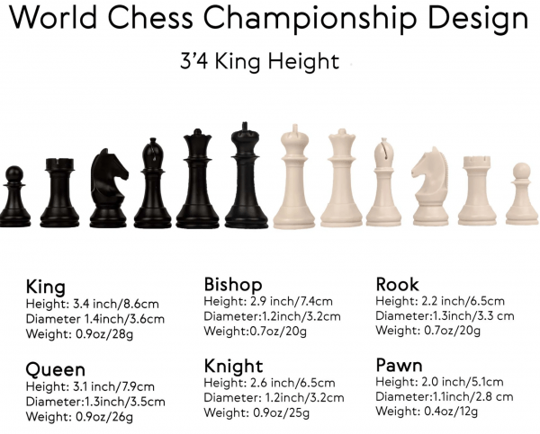 FIDE World Chess Official Club Set with Board - Single Set - Image 4