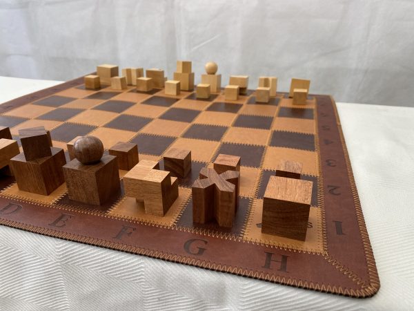 Bauhaus Acacia Chess Set - Image 22