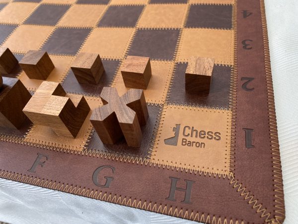 Bauhaus Acacia Chess Set