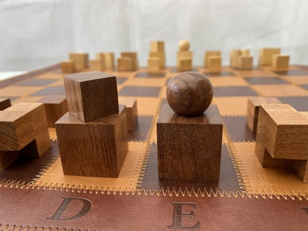 Bauhaus Acacia Chess Set - Image 8