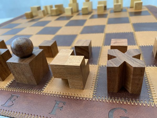 Bauhaus Acacia Chess Set - Image 9