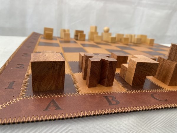 Bauhaus Acacia Chess Set - Image 10