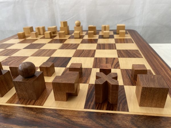 Bauhaus Acacia Chess Set - Image 12