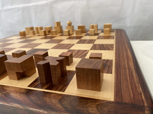 Bauhaus Acacia Chess Set - Image 13