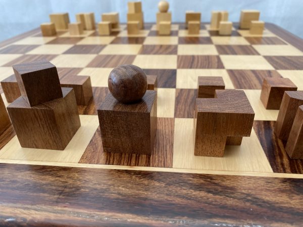 Bauhaus Acacia Chess Set - Image 14