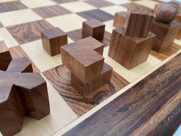 Bauhaus Acacia Chess Set - Image 15