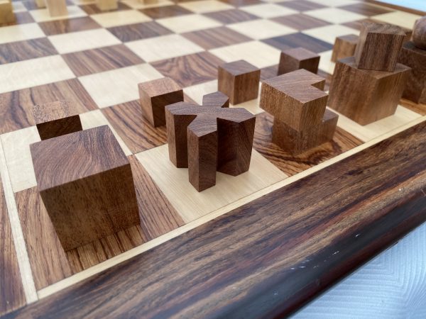 Bauhaus Acacia Chess Set - Image 16