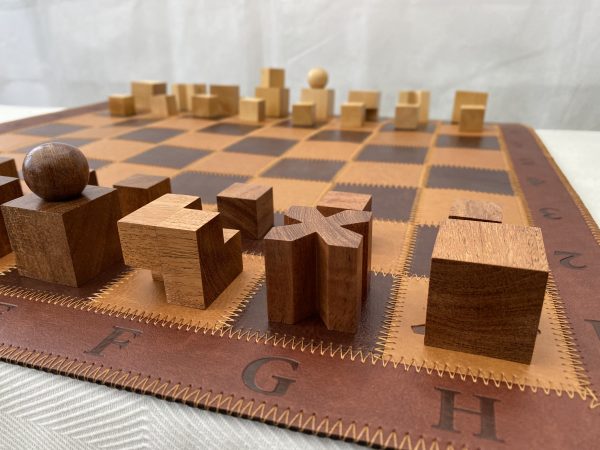 Bauhaus Acacia Chess Set - Image 23