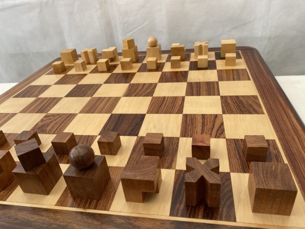 Bauhaus Acacia Chess Set - Image 21
