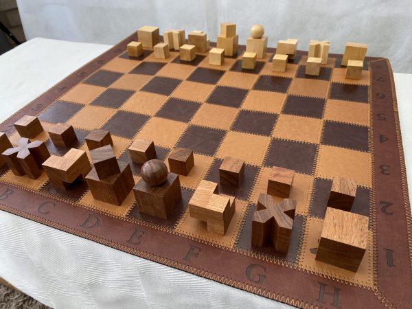 Bauhaus Acacia Chess Set - Image 24