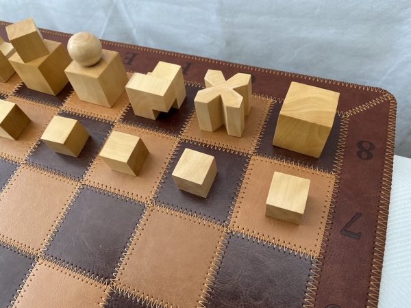 Bauhaus Acacia Chess Set - Image 4