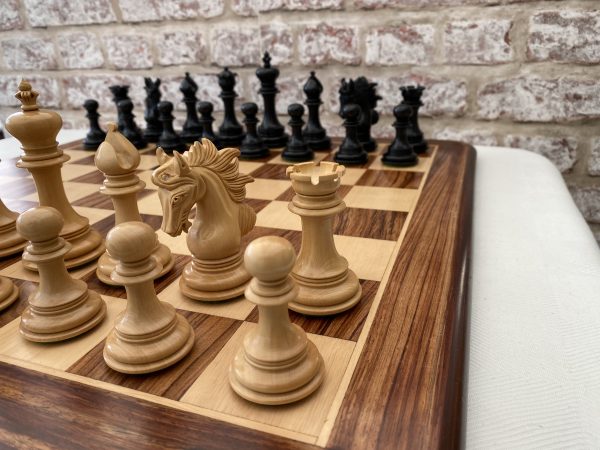 The Arabian - Triple Weighted Ebony Chess Pieces - Image 5
