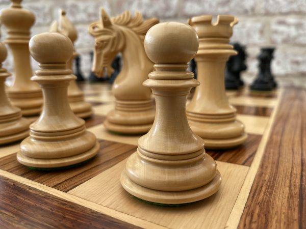 The Arabian - Triple Weighted Ebony Chess Pieces - Image 2