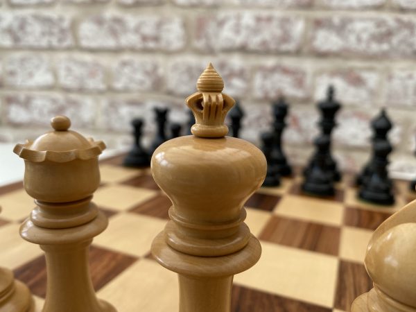 The Arabian - Triple Weighted Ebony Chess Pieces - Image 3