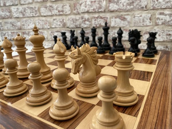 The Arabian - Triple Weighted Ebony Chess Pieces - Image 10