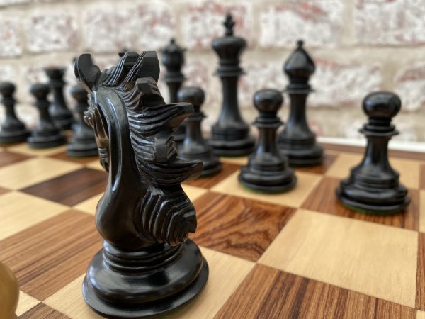 The Arabian - Triple Weighted Ebony Chess Pieces - Image 11