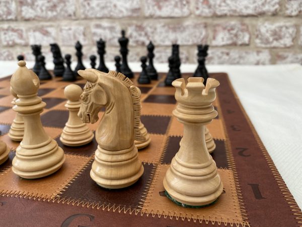 Triple Weighted Imperial Ebonised Chess Pieces - Image 10