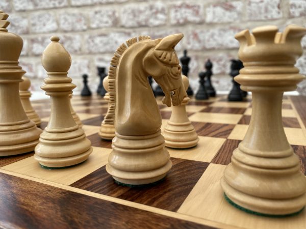Triple Weighted Imperial Ebonised Chess Pieces - Image 5