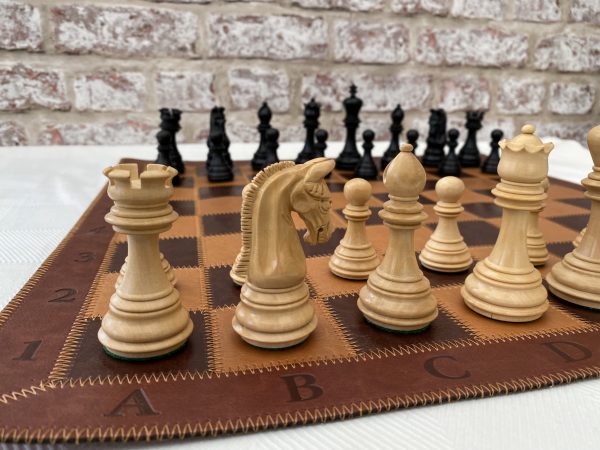 Triple Weighted Imperial Ebonised Chess Pieces - Image 17