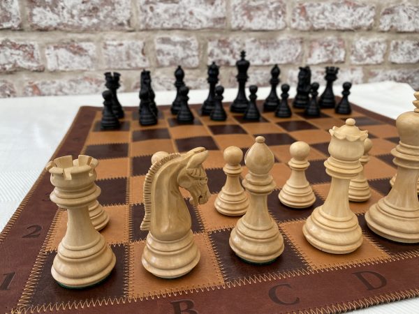Triple Weighted Imperial Ebonised Chess Pieces - Image 2