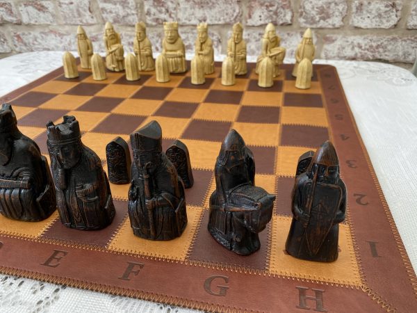 British Museum Isle of Lewis Chess Set - Ivory and Brown - Image 13