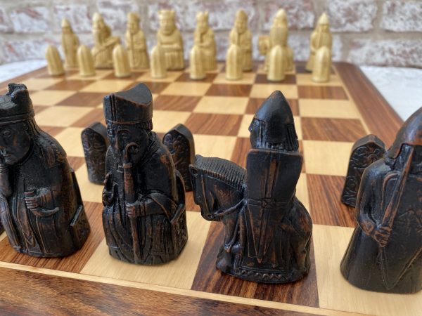 British Museum Isle of Lewis Chess Set - Ivory and Brown - Image 8