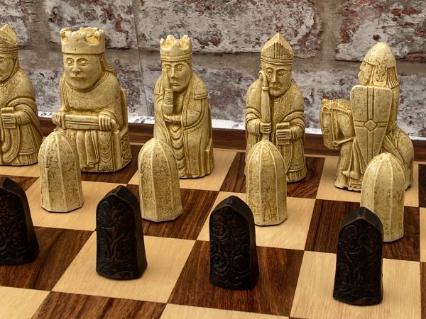 British Museum Isle of Lewis Chess Set - Ivory and Brown