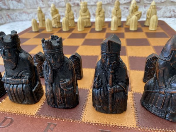 British Museum Isle of Lewis Chess Set - Ivory and Brown - Image 14