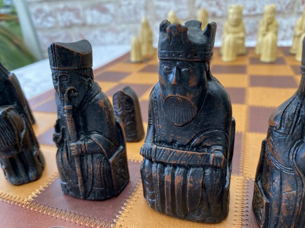 British Museum Isle of Lewis Chess Set - Ivory and Brown - Image 5