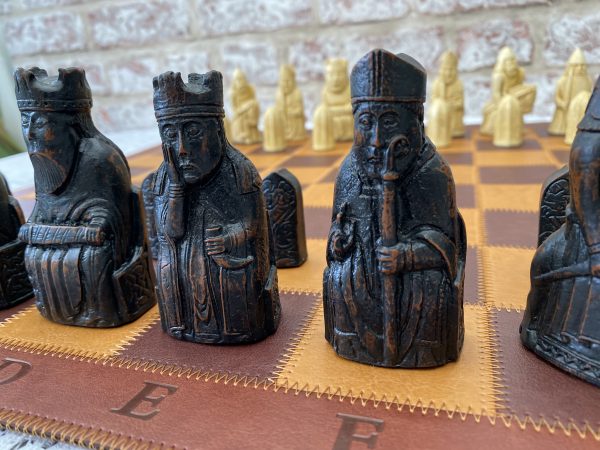British Museum Isle of Lewis Chess Set - Ivory and Brown - Image 6