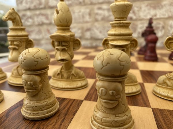 The Bored Ape Yacht Club Chess Set in White and Red - Image 3