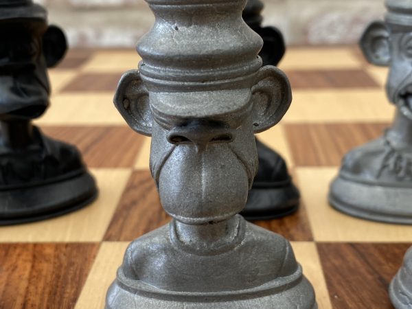 The Bored Ape Yacht Club Chess Set in Black and Silver - Image 14