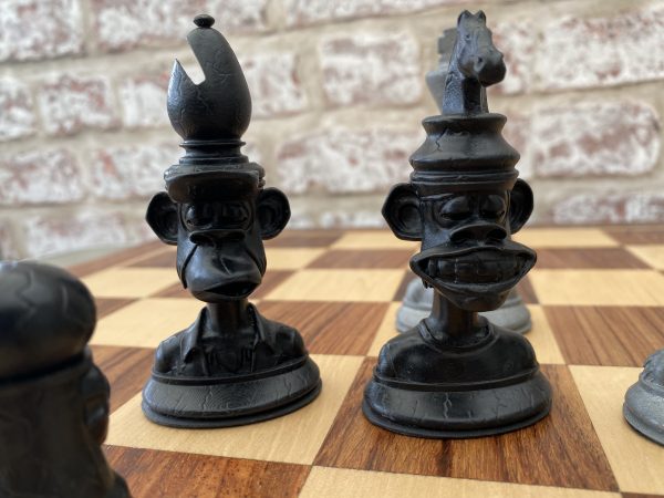 The Bored Ape Yacht Club Chess Set in Black and Silver - Image 10