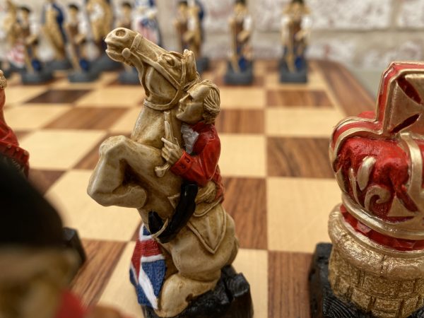 Hand Decorated American Independence Chess - Image 8