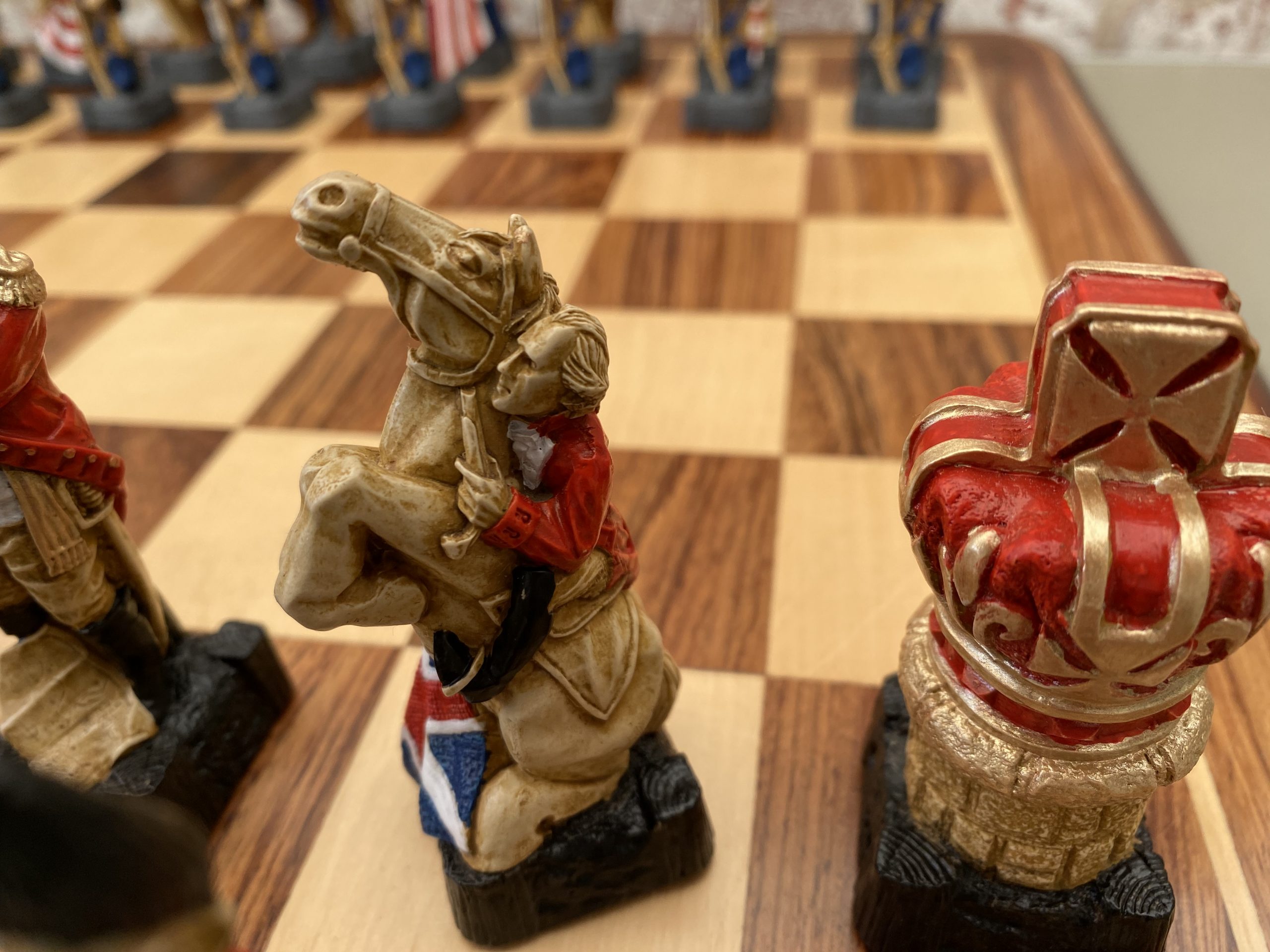 British Royal Army Chess Set Luxury Chessboard Luxury Chess 