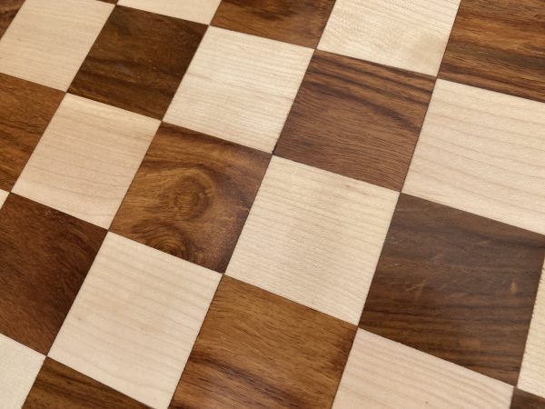 Contemporary Borderless Acacia Chess Board 2.2" - Image 6