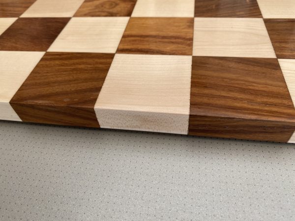 Contemporary Borderless Acacia Chess Board 2.2" - Image 8