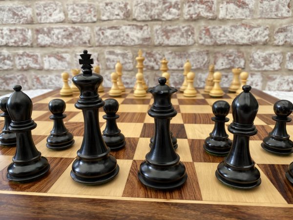 Boris Spassky Ebonised Chess Set - Image 4