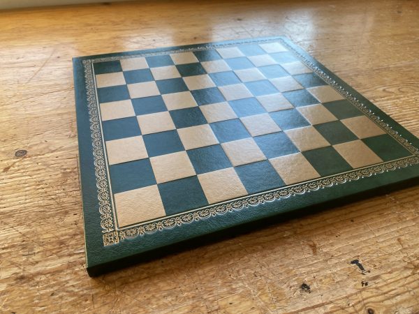 Leatherette Green Chess Board - Small - Image 5