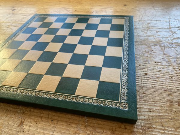 Leatherette Green Chess Board - Small - Image 6