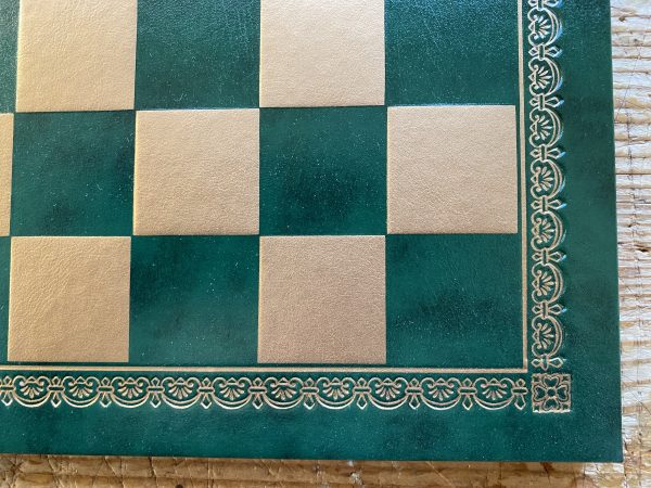 Leatherette Green Chess Board - Small - Image 2