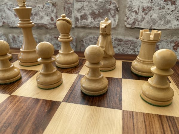 The Morgan - Double Weighted Ebonised Staunton Chess Set - Image 8