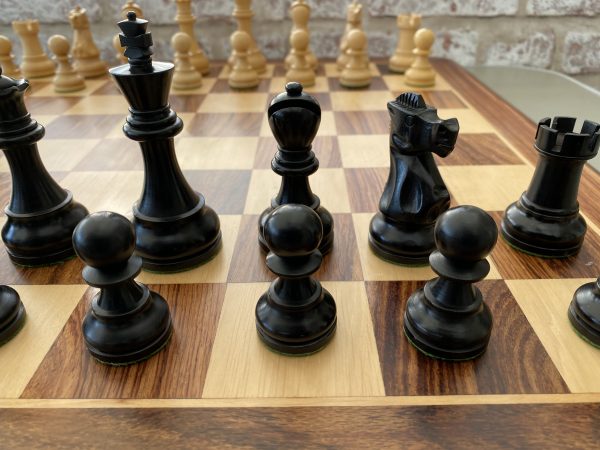 The Morgan - Double Weighted Ebonised Staunton Chess Set - Image 11