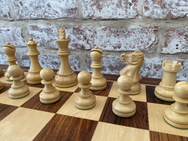 The Morgan - Double Weighted Ebonised Staunton Chess Set - Image 13