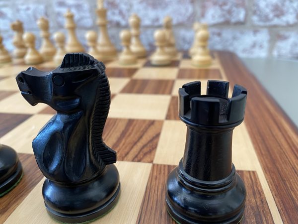 The Morgan - Double Weighted Ebonised Staunton Chess Set - Image 14