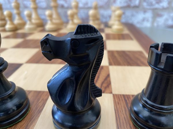 The Morgan - Double Weighted Ebonised Staunton Chess Set - Image 15