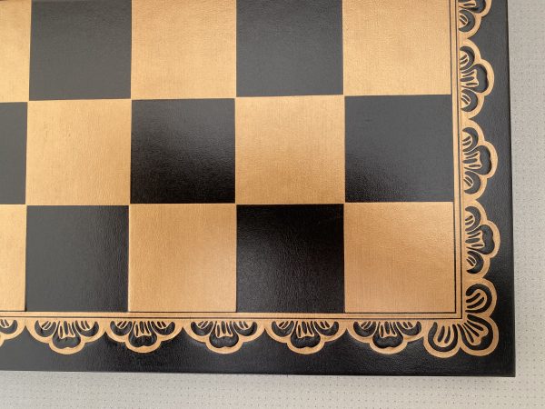 Black and Gold Leatherette Board 2" Squares - Image 8