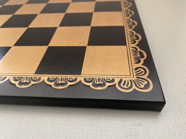 Black and Gold Leatherette Board 2" Squares - Image 4